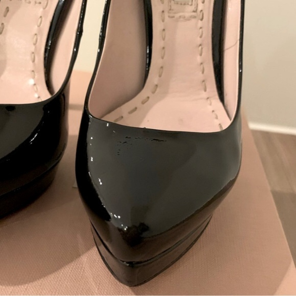 Miu Miu Vernice 2 platform pump - Picture 7 of 15
